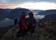 91 Colori del tramonto inoltrato verso iil Lago di Como 